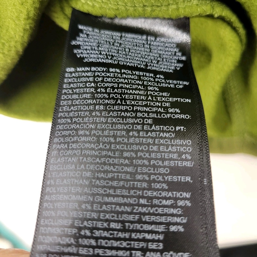 The North‎ Face Men's Large 1/2 Zip Forest Olive Long Sleep New - Picture 10 of 10